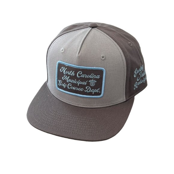 Swing Juice North Carolina Municipal Golf Course Dept. Snapback Cap Mens OS NEW - Picture 1 of 8